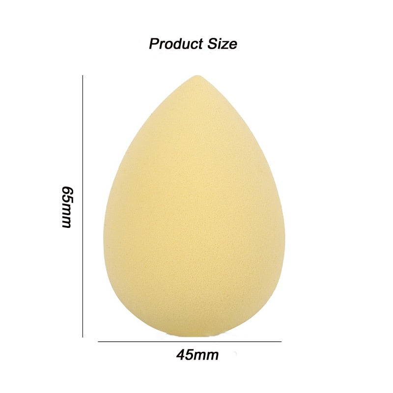 1Pc Cosmetic Puff Powder Smooth Women&#39;s Makeup Foundation Sponge Beauty Make Up Tools &amp; Accessories Water Drop Blending Shape
