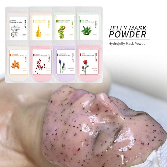 Soft Jelly Mask Powder Face Skin Care Whitening Moisturizing Rose Collagen Peel Off DIY Acne Facial Hyalironic Acid SPA Beauty